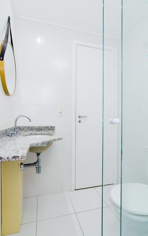 Apartamento à venda com 80m², 3 quartos e 2 vagasBanheiro Social