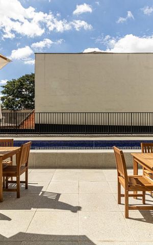 Studio para alugar com 23m², 1 quarto e 1 vagaPiscina