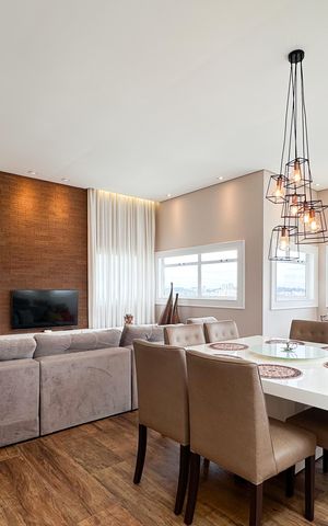 Apartamento à venda com 153m², 4 quartos e 2 vagas Apartamento à venda com 153m², 4 quartos e 2 vagasSala