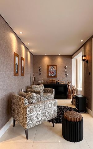 Apartamento à venda com 153m², 4 quartos e 2 vagas Apartamento à venda com 153m², 4 quartos e 2 vagasSala de estar