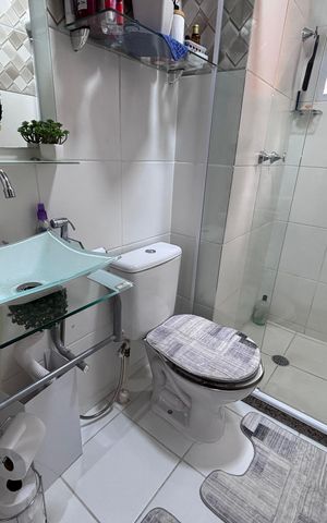 Apartamento para alugar com 43m², 2 quartos e 1 vaga Apartamento para alugar com 43m², 2 quartos e 1 vagaBanheiro
