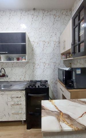 Apartamento à venda com 37m², 1 quarto e sem vaga Apartamento à venda com 37m², 1 quarto e sem vagaCozinha