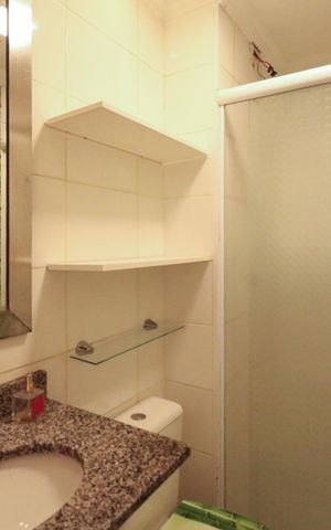 Apartamento à venda com 42m², 2 quartos e sem vaga Apartamento à venda com 42m², 2 quartos e sem vagaBanheiro