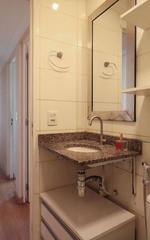 Apartamento à venda com 42m², 2 quartos e sem vaga Apartamento à venda com 42m², 2 quartos e sem vagaBanheiro