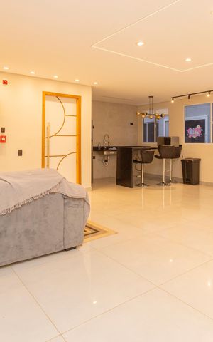 Apartamento à venda com 44m², 2 quartos e sem vagaÁrea comum - Salão de festas