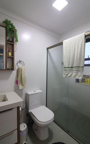 Apartamento à venda com 106m², 3 quartos e 2 vagasQuarto 2 - Suíte Banheiro 