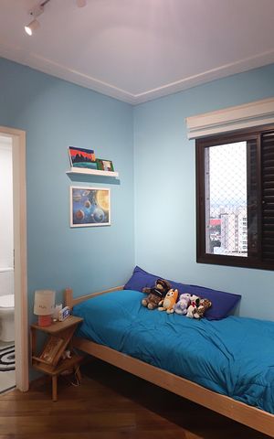 Apartamento à venda com 106m², 3 quartos e 2 vagasQuarto 2 - Suíte