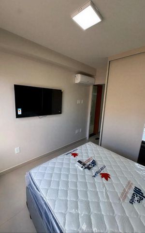 Studio para alugar com 52m², 1 quarto e 1 vaga Studio para alugar com 52m², 1 quarto e 1 vagaQuarto
