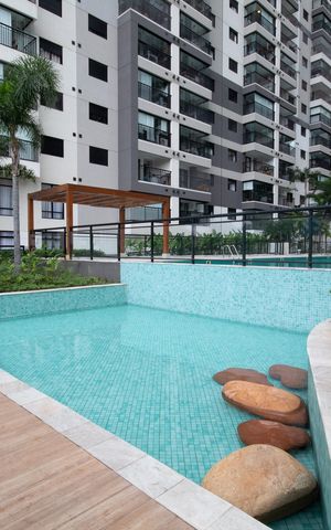 Apartamento à venda com 41m², 1 quarto e 1 vaga Apartamento à venda com 41m², 1 quarto e 1 vagaÁrea comum - Piscina