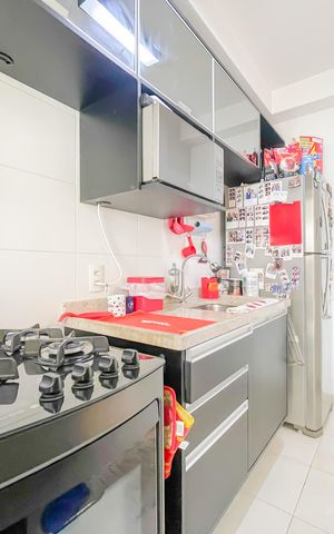 Apartamento à venda com 41m², 1 quarto e 1 vaga Apartamento à venda com 41m², 1 quarto e 1 vagaCozinha