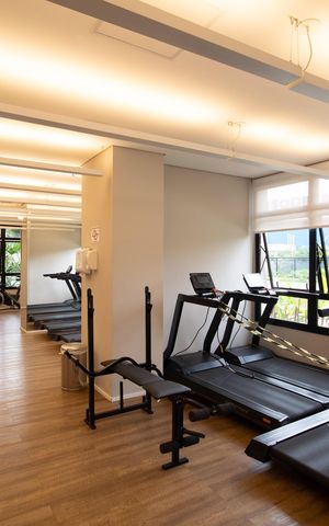 Apartamento à venda com 41m², 1 quarto e 1 vaga Apartamento à venda com 41m², 1 quarto e 1 vagaÁrea comum - Academia