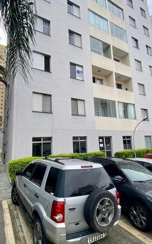 Apartamento à venda com 55m², 2 quartos e 1 vaga Apartamento à venda com 55m², 2 quartos e 1 vagaPlaca instalada na fachada do imóvel