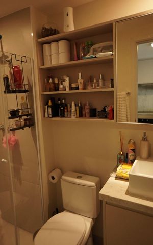 Apartamento à venda com 35m², 1 quarto e 1 vaga Apartamento à venda com 35m², 1 quarto e 1 vagaBanheiro