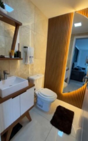 Casa de condomínio à venda com 50m², 3 quartos e 2 vagas Casa de condomínio à venda com 50m², 3 quartos e 2 vagasBanheiro 2