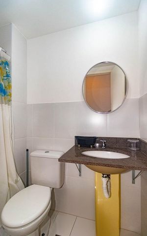 Apartamento para alugar com 65m², 2 quartos e sem vaga Apartamento para alugar com 65m², 2 quartos e sem vagaBanheiro