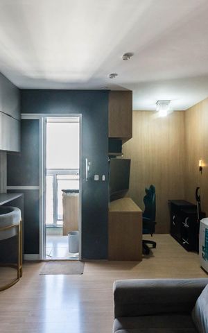 Studio para alugar com 33m², 1 quarto e sem vagaSala