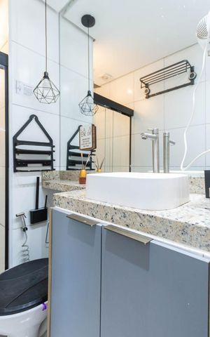 Studio para alugar com 33m², 1 quarto e sem vagaBanheiro
