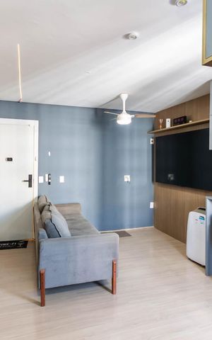 Studio para alugar com 33m², 1 quarto e sem vagaSala