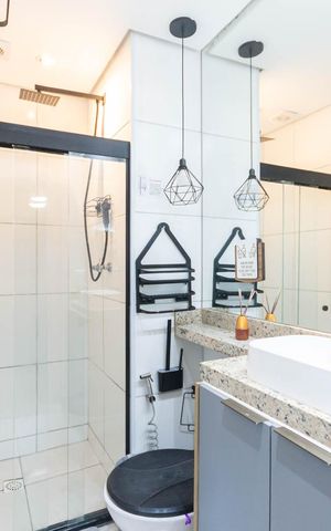 Studio para alugar com 33m², 1 quarto e sem vagaBanheiro