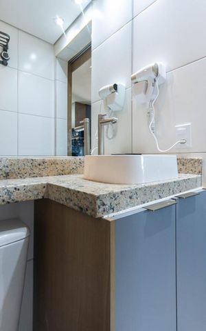 Studio para alugar com 33m², 1 quarto e sem vagaBanheiro