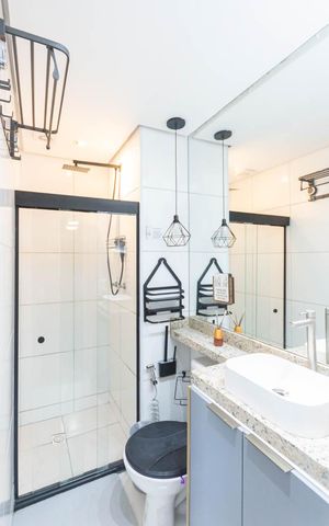 Studio para alugar com 33m², 1 quarto e sem vagaBanheiro