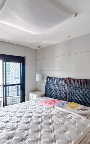 Apartamento para alugar com 127m², 3 quartos e 2 vagasQuarto 2 - Suíte