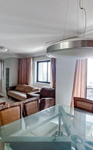 Apartamento para alugar com 127m², 3 quartos e 2 vagasSala