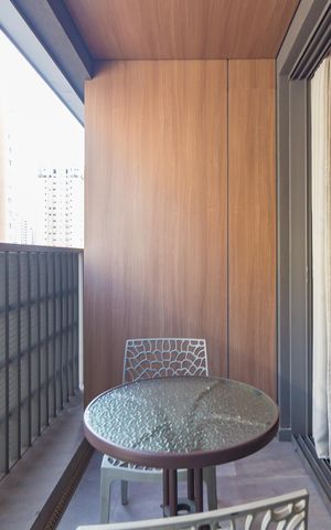 Studio à venda com 26m², 1 quarto e sem vaga Studio à venda com 26m², 1 quarto e sem vagaVaranda