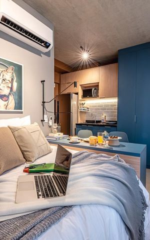 Studio à venda com 19m², 1 quarto e sem vaga
