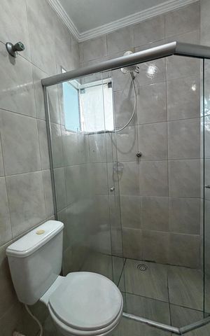 Apartamento à venda com 74m², 3 quartos e 2 vagasBanheiro da Suíte