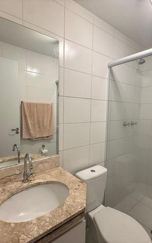 Apartamento à venda com 62m², 3 quartos e 1 vaga Apartamento à venda com 62m², 3 quartos e 1 vagaBanheiro