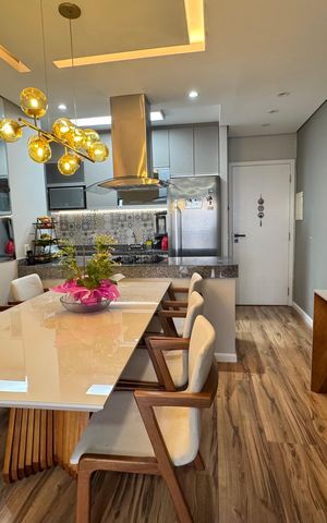 Apartamento à venda com 72m², 3 quartos e 3 vagas Apartamento à venda com 72m², 3 quartos e 3 vagasSala