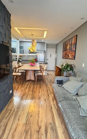 Apartamento à venda com 72m², 3 quartos e 3 vagas Apartamento à venda com 72m², 3 quartos e 3 vagasSala