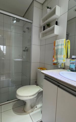 Apartamento à venda com 72m², 3 quartos e 3 vagas Apartamento à venda com 72m², 3 quartos e 3 vagasBanheiro