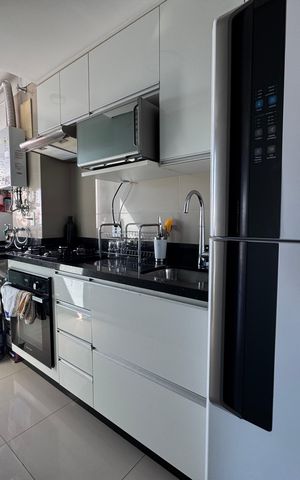 Apartamento à venda com 49m², 2 quartos e 2 vagas Apartamento à venda com 49m², 2 quartos e 2 vagasCozinha