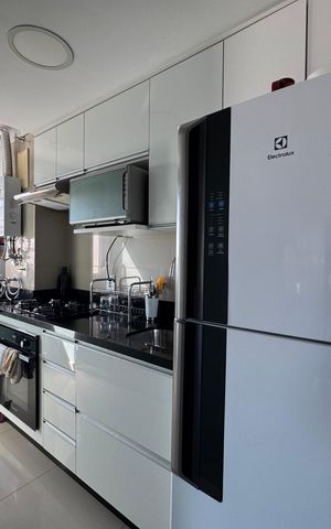 Apartamento à venda com 49m², 2 quartos e 2 vagas Apartamento à venda com 49m², 2 quartos e 2 vagasCozinha
