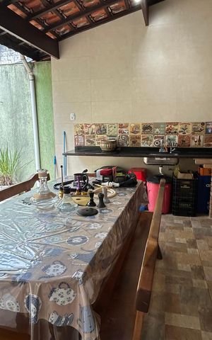 Casa à venda com 230m², 3 quartos e 2 vagas Casa à venda com 230m², 3 quartos e 2 vagasChurrasqueira
