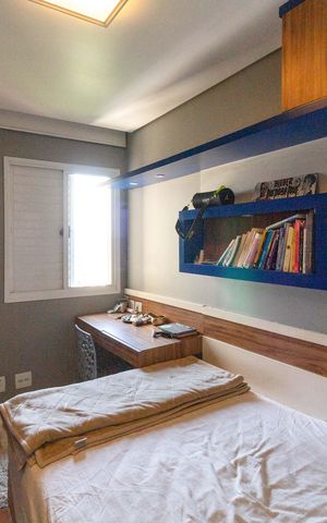 Apartamento à venda com 150m², 4 quartos e 2 vagasQuarto 2 suíte 
