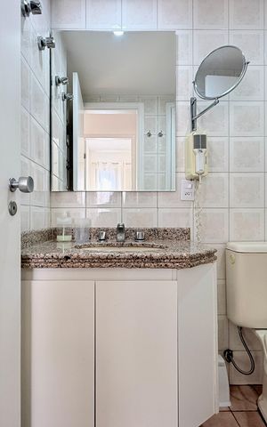 Apartamento à venda com 44m², 2 quartos e 1 vagaBanheiro 