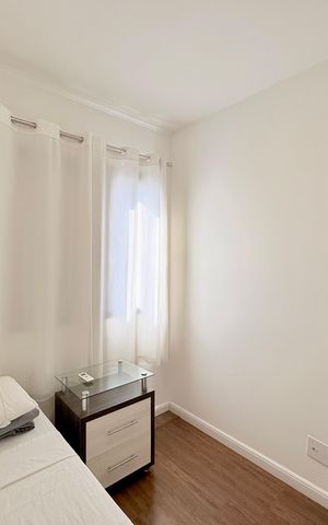 Apartamento à venda com 44m², 2 quartos e 1 vagaQuarto 2