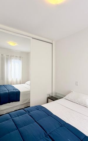 Apartamento à venda com 44m², 2 quartos e 1 vagaQuarto 1