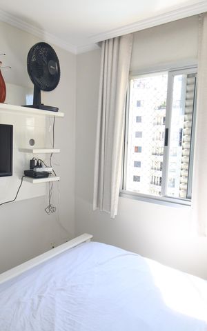 Apartamento à venda com 89m², 3 quartos e 2 vagasQuarto 3