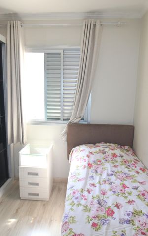 Apartamento à venda com 89m², 3 quartos e 2 vagasQuarto 2