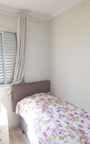 Apartamento à venda com 89m², 3 quartos e 2 vagasQuarto 2
