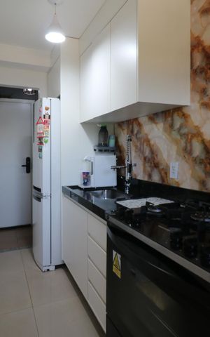 Apartamento à venda com 63m², 3 quartos e 1 vaga Apartamento à venda com 63m², 3 quartos e 1 vagaCozinha e Área de Serviço