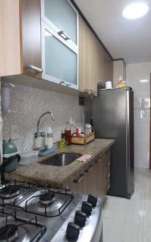 Apartamento à venda com 59m², 2 quartos e 1 vagaCozinha