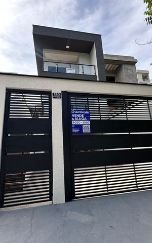 Casa de condomínio à venda com 178m², 3 quartos e 2 vagasFachada