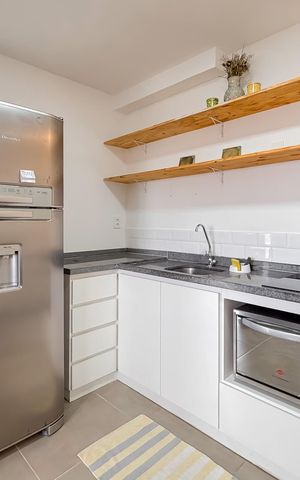 Studio à venda com 36m², 1 quarto e sem vaga Studio à venda com 36m², 1 quarto e sem vagaCozinha