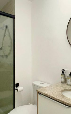 Studio para alugar com 27m², 1 quarto e sem vagaBanheiro