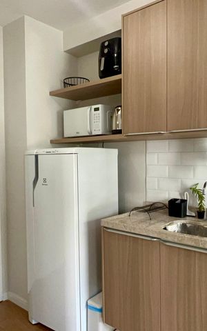 Studio para alugar com 27m², 1 quarto e sem vagaCozinha